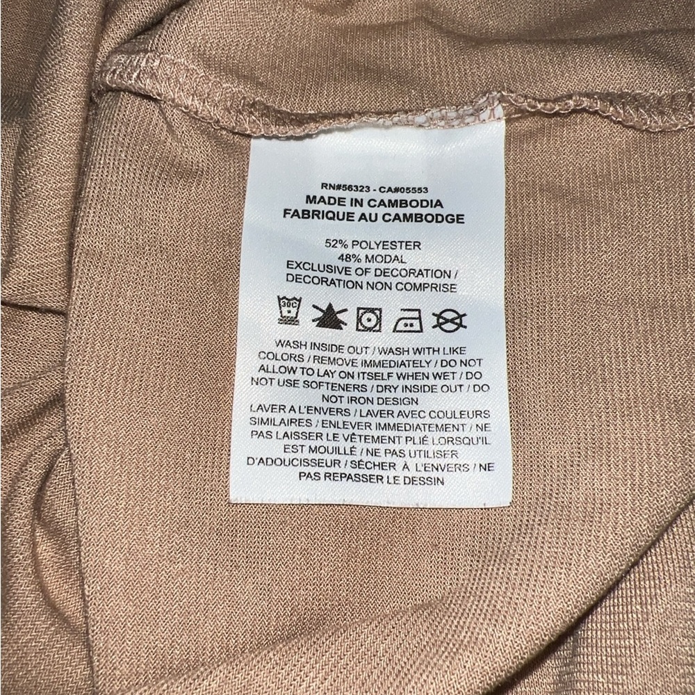 Nike Tan Short Sleeve Tee - Picture 4 of 4